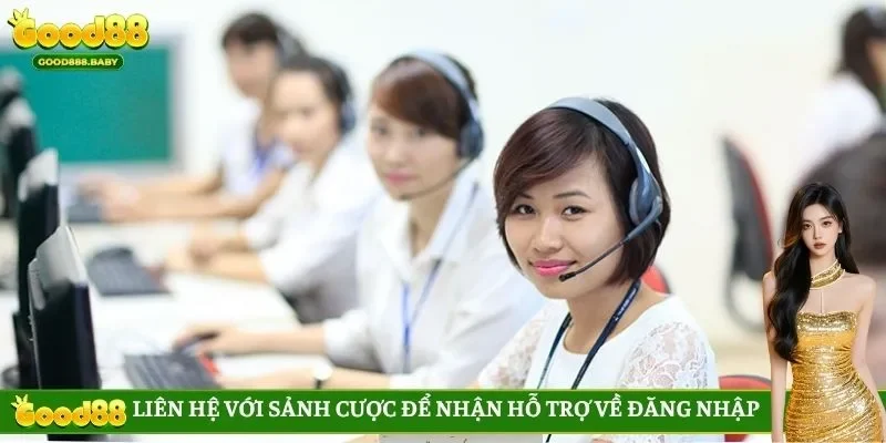 Liên hệ với sảnh cược để nhận hỗ trợ về đăng nhập