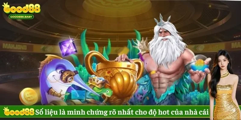 Số liệu là minh chứng rõ nhất cho độ hot của nhà cái