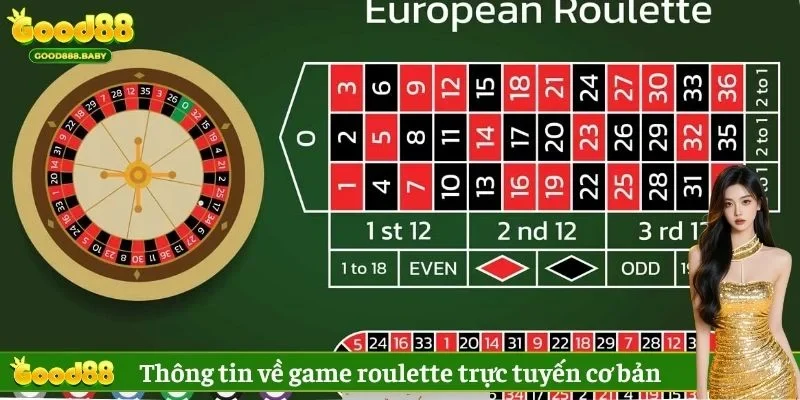 Thông tin về game roulette trực tuyến cơ bản